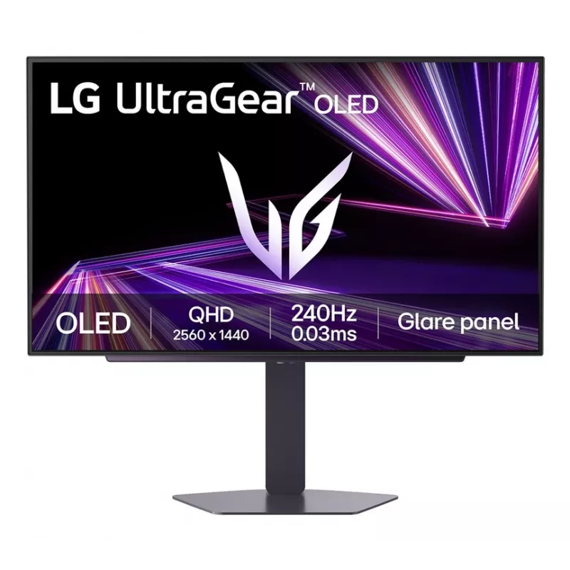 Arvutimonitor LG 27GX704A-B 27 tolli 2560 x 1440 Quad HD OLED, 0,03 ms, VESA, kõrguse reguleerimisega, must