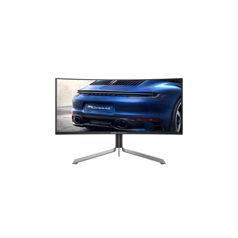 AOC Porsche Design PD34 arvutimonitor 86,4 cm (34 tolli) 3440 x 1440 pikslit Wide Quad HD QD-OLED must