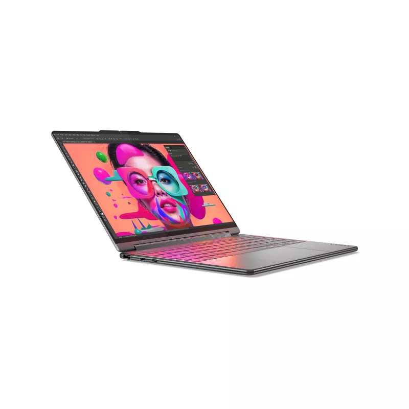 Lenovo Yoga 9 2-in-1 14ILL10 Copilot+ PC Intel Core Ultra 7 258V Hübriid (2-in-1) 35,6 cm (14 tolli) Puuteekraan WQUXGA 32 GB LPDDR5x-SDRAM 1 TB SSD Wi-Fi 7 (802.11be) Windows 11 Home Hall