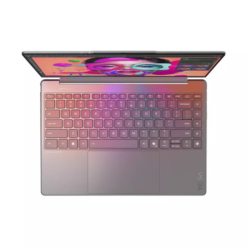 Lenovo Yoga 9 2-in-1 14ILL10 Copilot+ PC Intel Core Ultra 7 258V Hübriid (2-in-1) 35,6 cm (14 tolli) Puuteekraan WQUXGA 32 GB LPDDR5x-SDRAM 1 TB SSD Wi-Fi 7 (802.11be) Windows 11 Home Hall
