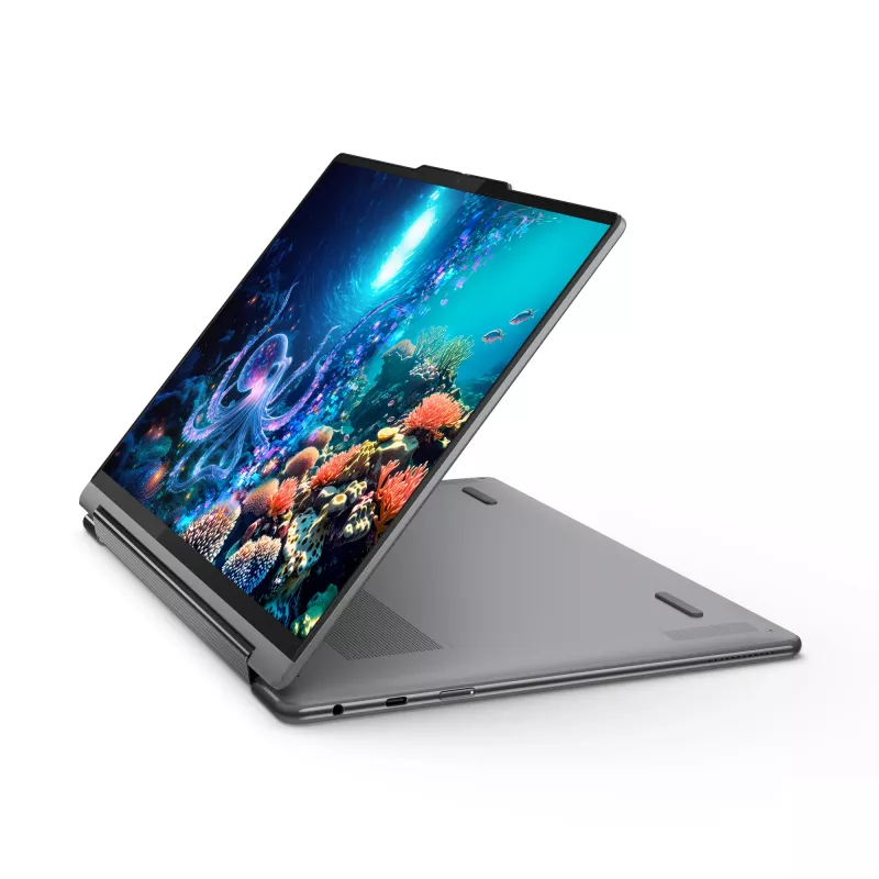 Lenovo Yoga 9 2-in-1 14ILL10 Copilot+ PC Intel Core Ultra 7 258V Hübriid (2-in-1) 35,6 cm (14 tolli) Puuteekraan WQUXGA 32 GB LPDDR5x-SDRAM 1 TB SSD Wi-Fi 7 (802.11be) Windows 11 Home Hall