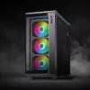 XPG VENTO 120 ARGB Must, Ventilaator, 12 cm, 1200 p/min, Must