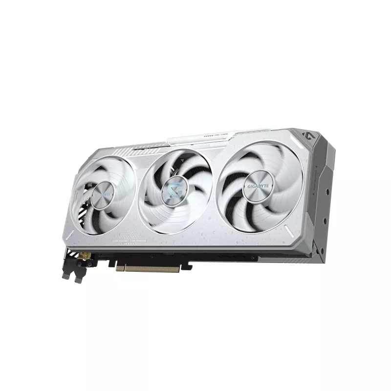 GIGABYTE Radeon RX 9070 XT GAMING OC ICE 16 GB GDDR6 256-bit PCIe 5.0 3-ventilaatoriga valge graafikakaart