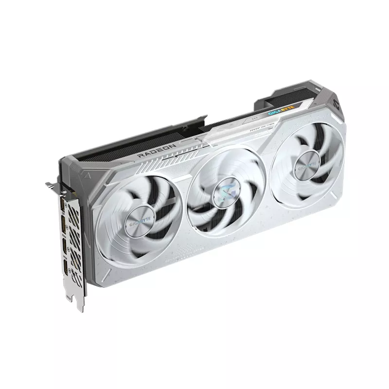 GIGABYTE Radeon RX 9070 XT GAMING OC ICE 16 GB GDDR6 256-bit PCIe 5.0 3-ventilaatoriga valge graafikakaart