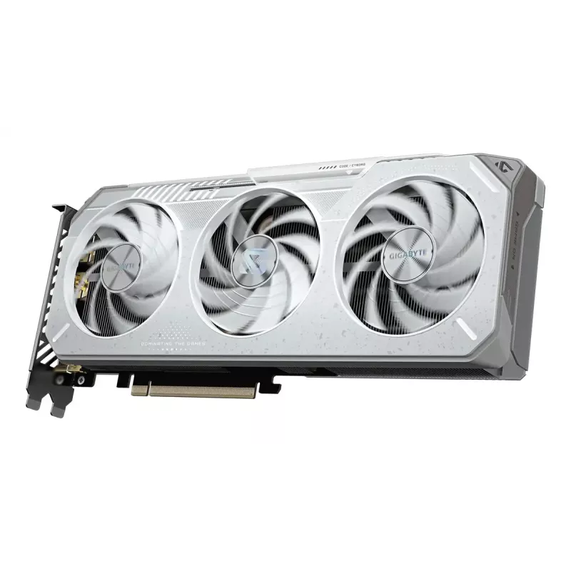 GIGABYTE Radeon RX 9060 XT OC ICE graafikakaart — 16 GB GDDR6, 128-bitine, PCIe 5.0, 3-ventilaatoriga WINDFORCE