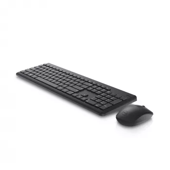Klaviatuuri ja hiire komplekt Dell KM3322W — juhtmeta RF, täissuuruses Saksa QWERTZ, must