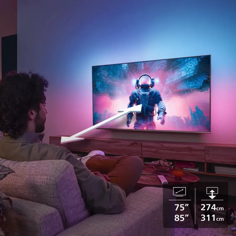 Televiisor Philips 8500 seeria 85PUS8500/12 85 tolli 4K Ultra HD QLED 3840 x 2160
