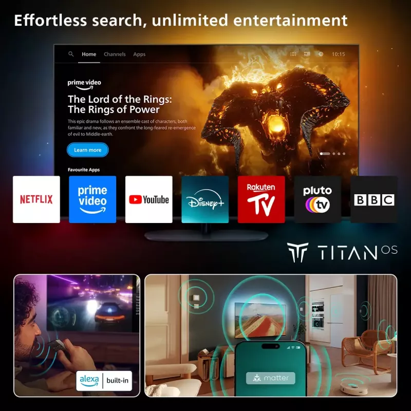 Philips 55PUS8500/12 TV 139,7 cm (55 tolli) 4K Ultra HD Smart TV Wi-Fi Must