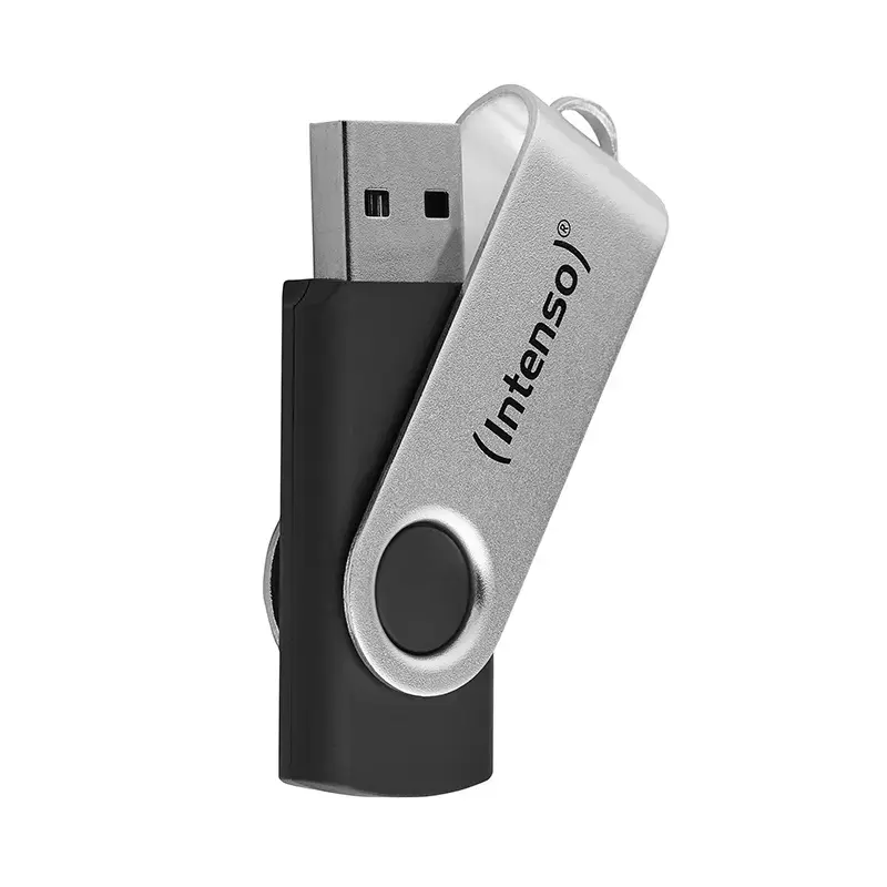 USB-mälupulk Intenso 128 GB USB-A 3.2 Gen 1x1 must-hõbedane