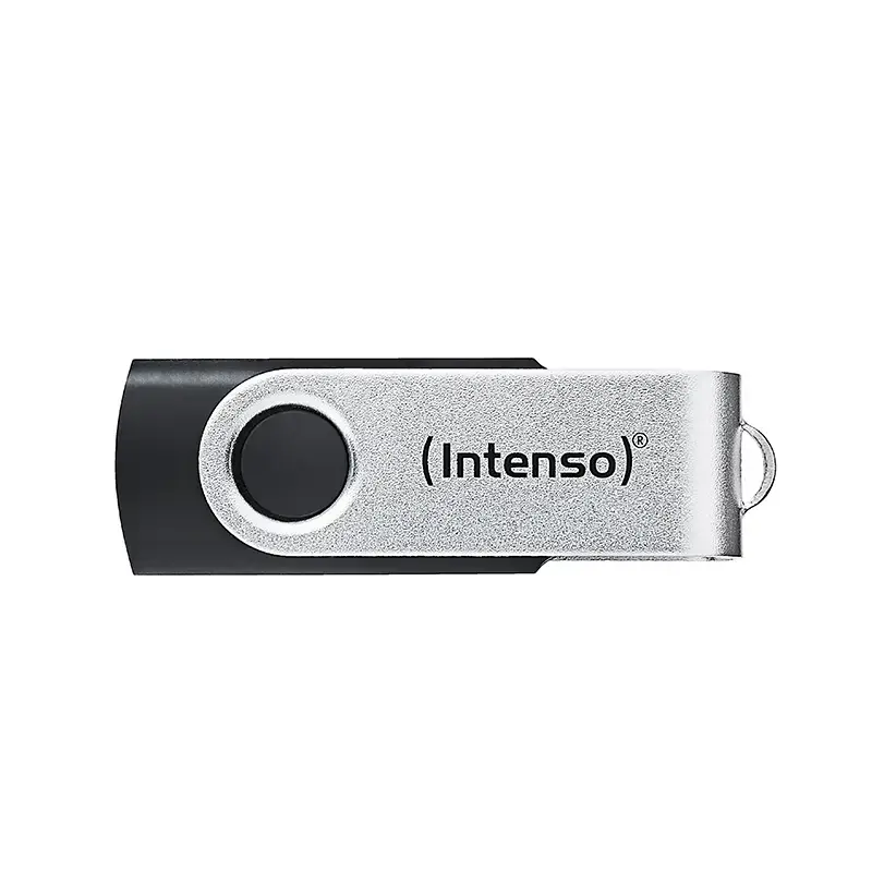 USB-mälupulk Intenso 128 GB USB-A 3.2 Gen 1x1 must-hõbedane