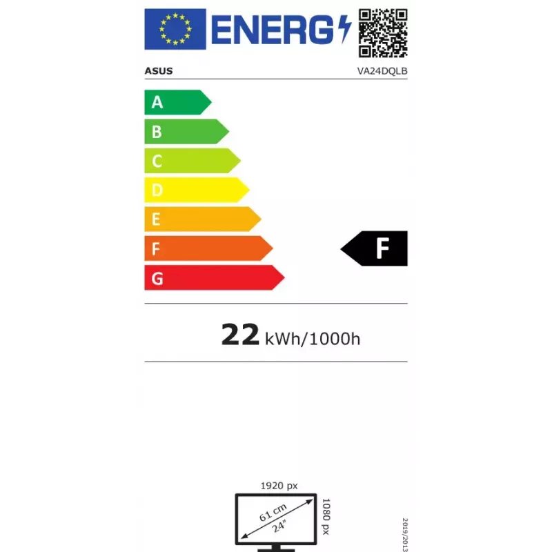 ASUS VA24DQLB arvutimonitor 60,5 cm (23,8 tolli) 1920 x 1080 pikslit Full HD LED must
