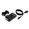 Lenovo USB 3.0 - DVI/VGA USB graafikaadapter 2048 x 1152 pikslit Must