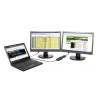 Lenovo USB 3.0 - DVI/VGA USB graafikaadapter 2048 x 1152 pikslit Must