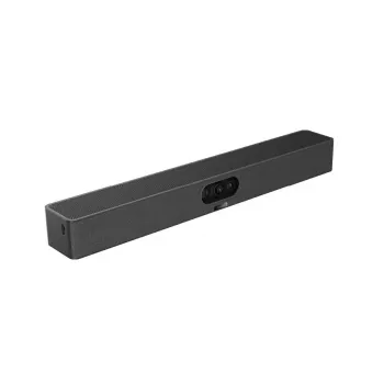 Videobaari komplekt Yealink MeetingBar A25 koos VCR11 kaugjuhtimispuldiga 4K 3840x2160 30 kaadrit sekundis Wi‑Fi Bluetooth Laua-/Lakke kinnitus Must