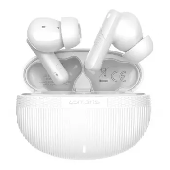 Kõrvaklapid 4smarts SkyBuds Pro ANC True Wireless Stereo TWS In-ear Bluetooth Valge 10 m ulatus 40 g