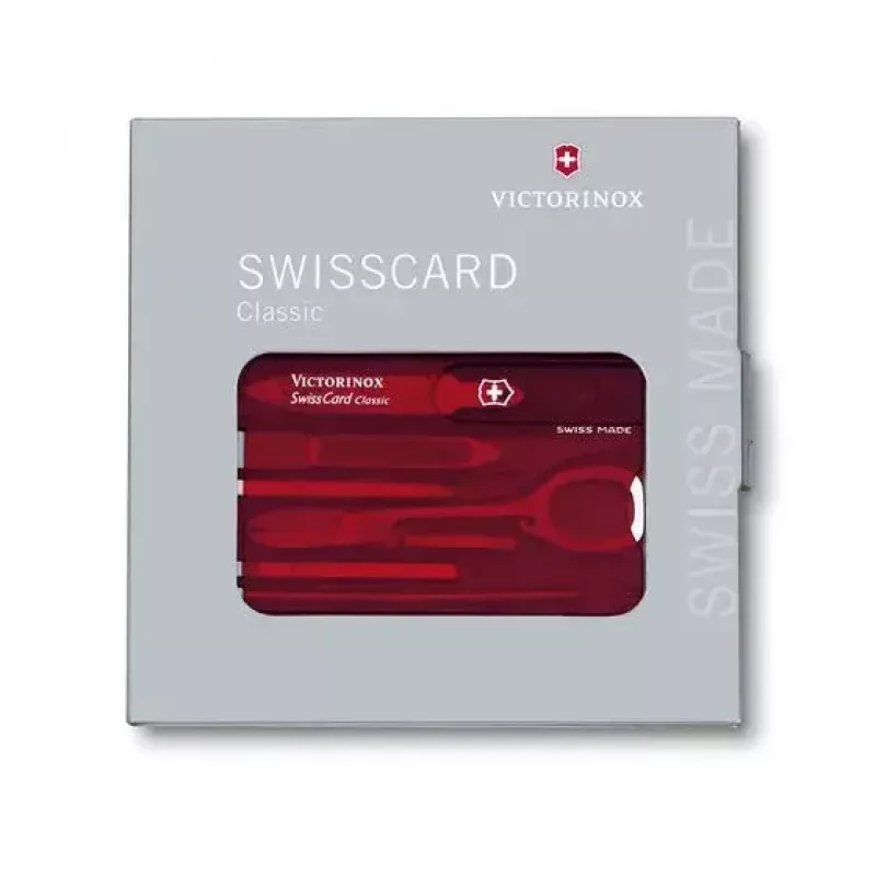 SwissCard Classic Victorinox punane