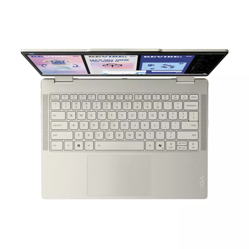 Lenovo Yoga 7 2-in-1 14ILL10 Copilot+ PC Intel Core Ultra 5 226V Hübriid (2-in-1) 35,6 cm (14 tolli) Puuteekraan WUXGA 16 GB LPDDR5x-SDRAM 1 TB SSD Wi-Fi 7 (802.11be) Windows 11 Home Hall