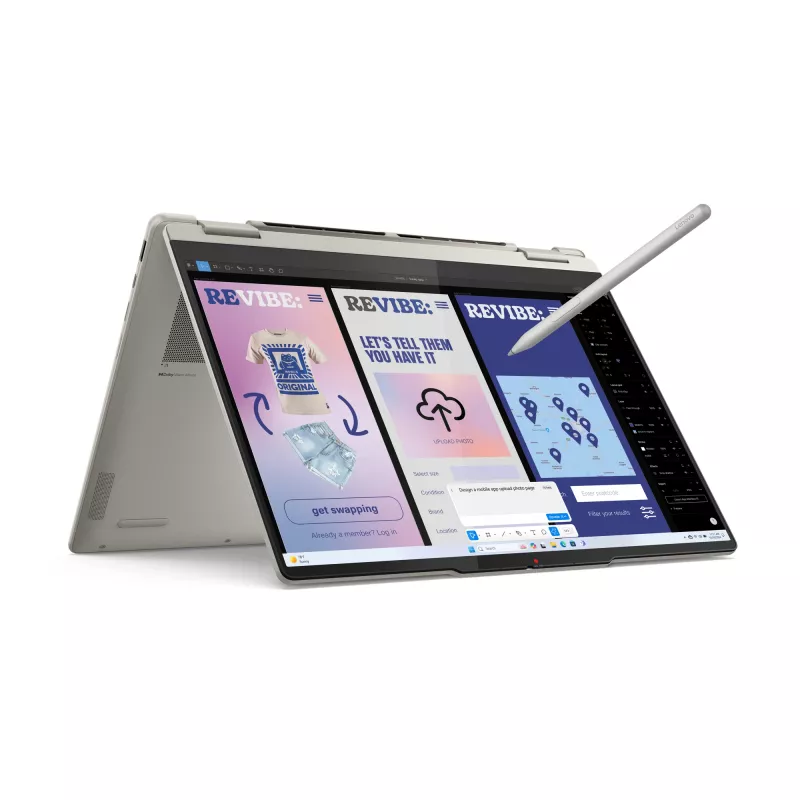 Lenovo Yoga 7 2-in-1 14ILL10 Copilot+ PC Intel Core Ultra 5 226V Hübriid (2-in-1) 35,6 cm (14 tolli) Puuteekraan WUXGA 16 GB LPDDR5x-SDRAM 1 TB SSD Wi-Fi 7 (802.11be) Windows 11 Home Hall