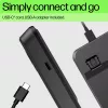 HP 400 Tagantvalgustatud Juhtmega Klaviatuur Täissuuruses USB Must