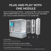 COUGAR Midi Tower korpus, CFV235, ARGB, Mesh, must