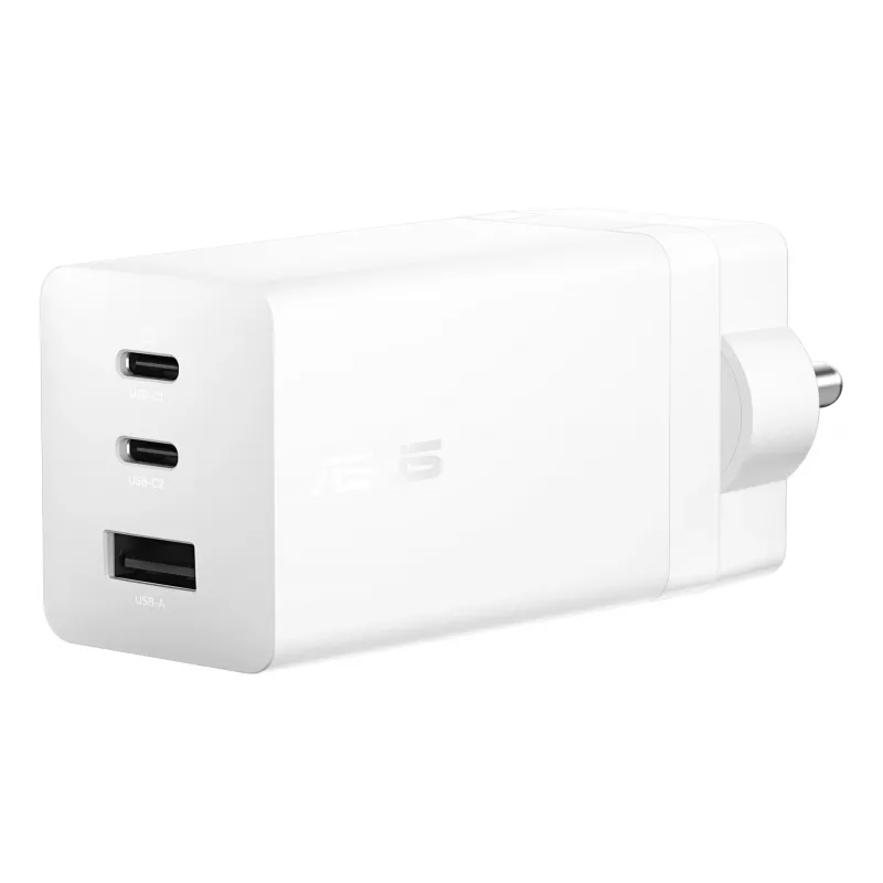 Laadija ASUS 100W USB-C GaN Charger Universaalne Valge AC Kiirlaadimine Siseruumides