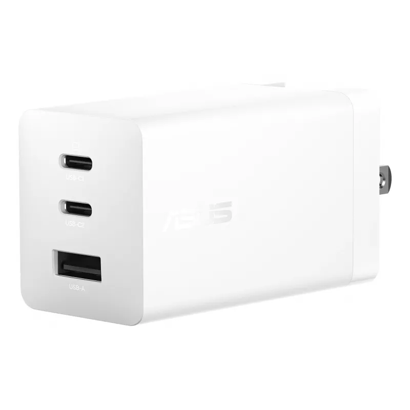 Laadija ASUS 100W USB-C GaN Charger Universaalne Valge AC Kiirlaadimine Siseruumides