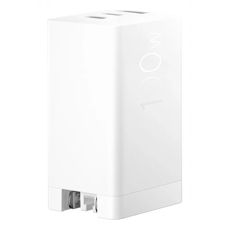 Laadija ASUS 100W USB-C GaN Charger Universaalne Valge AC Kiirlaadimine Siseruumides