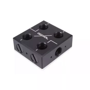 Vesiblokk Alphacool 12993 Acetal Copper Nickel Must 52mm 56mm 22.5mm