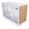 Arvuti korpus Lian Li A3-mATX Micro Tower — Valge puiduga, toetab ATX/SFX/SFX-L toiteplokke, Micro-ATX/Micro-ITX, 1x3,5 tolli + 2x2,5 tolli