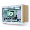Arvuti korpus Lian Li A3-mATX Micro Tower — Valge puiduga, toetab ATX/SFX/SFX-L toiteplokke, Micro-ATX/Micro-ITX, 1x3,5 tolli + 2x2,5 tolli