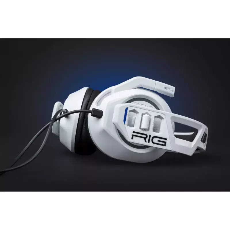 Peakomplekt nacon RIG 300 PRO HS — juhtmega peakomplekt mänguritele, kõrvaklapid ümber kõrva, 20–20000 Hz, 1,2 m kaabel, valge