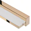 LED seinavalgusti ActiveJet AJE-MERO GOLD, pindpaigaldus, ristkülik, 4000 K, 850 lm, mittevahetatav pirn