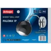 Seinalamp ActiveJet AJE-PALOMA 1P — ühe pirniga E27 seinavalgusti, 1×40 W, hõbedane musta klaasiga