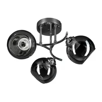 Rippvalgusti ActiveJet AJE-PALOMA 3P E27, 3×40W, laevent, hõbedane, IP20, 440×250 mm