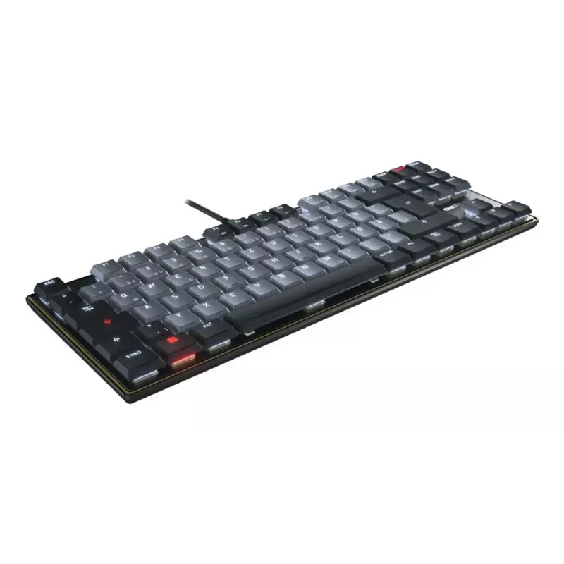 Klaviatuur Cherry KC 500 MX LP TKL Tenkeyless USB QWERTZ saksa 88 klahvi hall/must