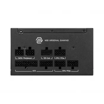 Toiteplokk MSI MAG A750GLS PCIE5 750W 24-pin ATX täismodulaarne 80 PLUS Gold must