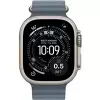 Nutikell Apple Watch Ultra 3 GPS + Cellular 49 mm looduslikust titaanist korpus ankrusinise ookeanirihmaga