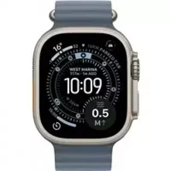 Nutikell Apple Watch Ultra 3 GPS + Cellular 49 mm looduslikust titaanist korpus ankrusinise ookeanirihmaga