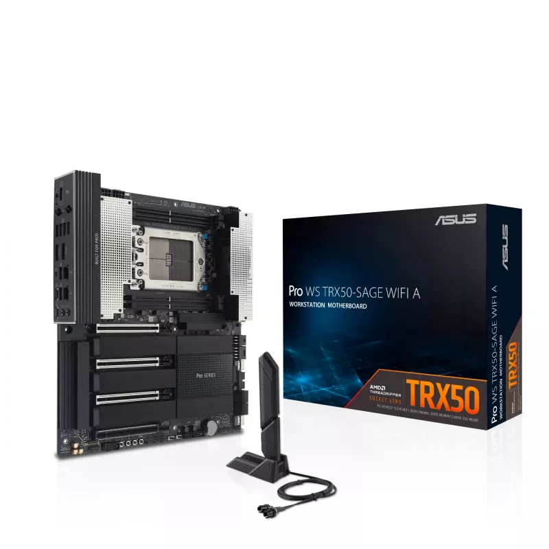 Emaplaat ASUS PRO WS TRX50-SAGE WIFI A — AMD TRX50, Socket sTR5, CEB, DDR5, Wi‑Fi 7