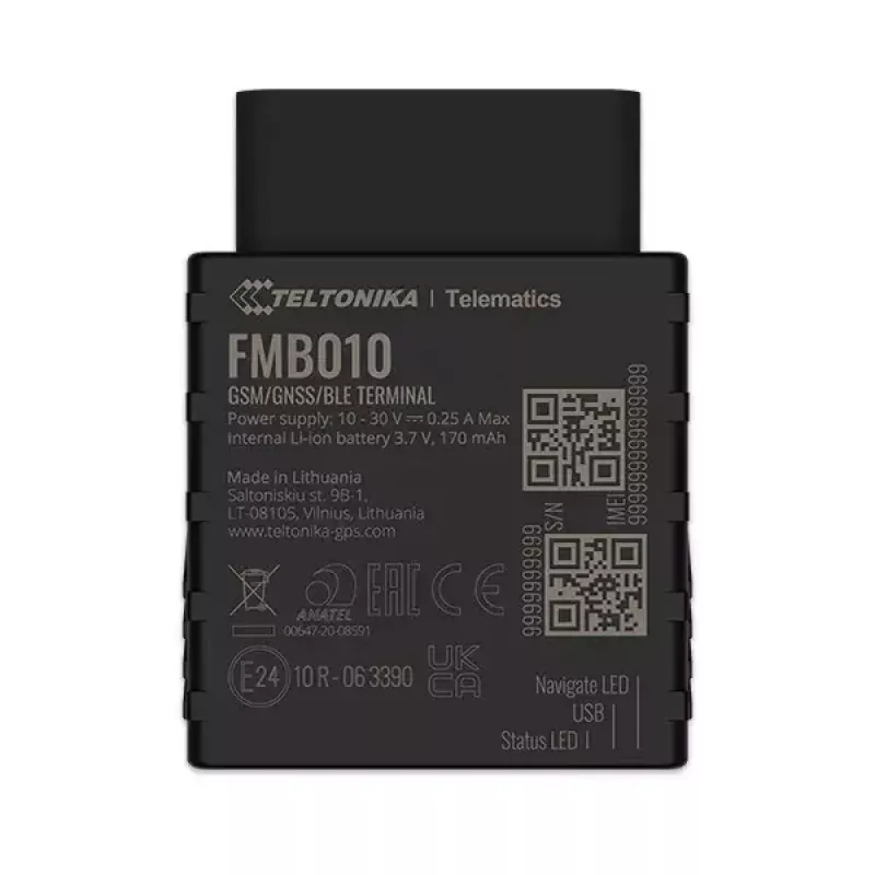 Autojälgija Teltonika FMB010 Must