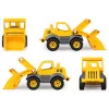 Lena EcoActives Earth mover, Traktor, 2 a, Plastik, Puit, Must, Hall, Kollane