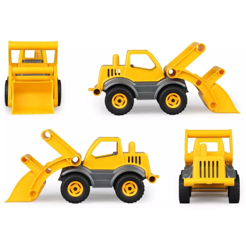 Lena EcoActives Earth mover, Traktor, 2 a, Plastik, Puit, Must, Hall, Kollane