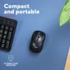 Trust Yvi+ hiir, universaalne, mõlemakäeline, RF-juhtmevaba + Bluetooth, optiline, 1600 DPI