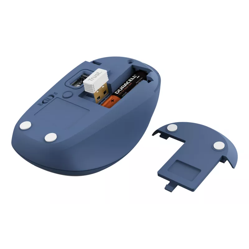 Trust Yvi+ hiir Universaalne Mõlemakäeline RF Wireless + Bluetooth Optiline 1600 DPI