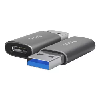 Trust Calyx USB-C USB-A hall pistik 1 USB-C pistik 2 USB-A