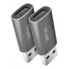 Trust Calyx USB-C USB-A hall pistik 1 USB-C pistik 2 USB-A