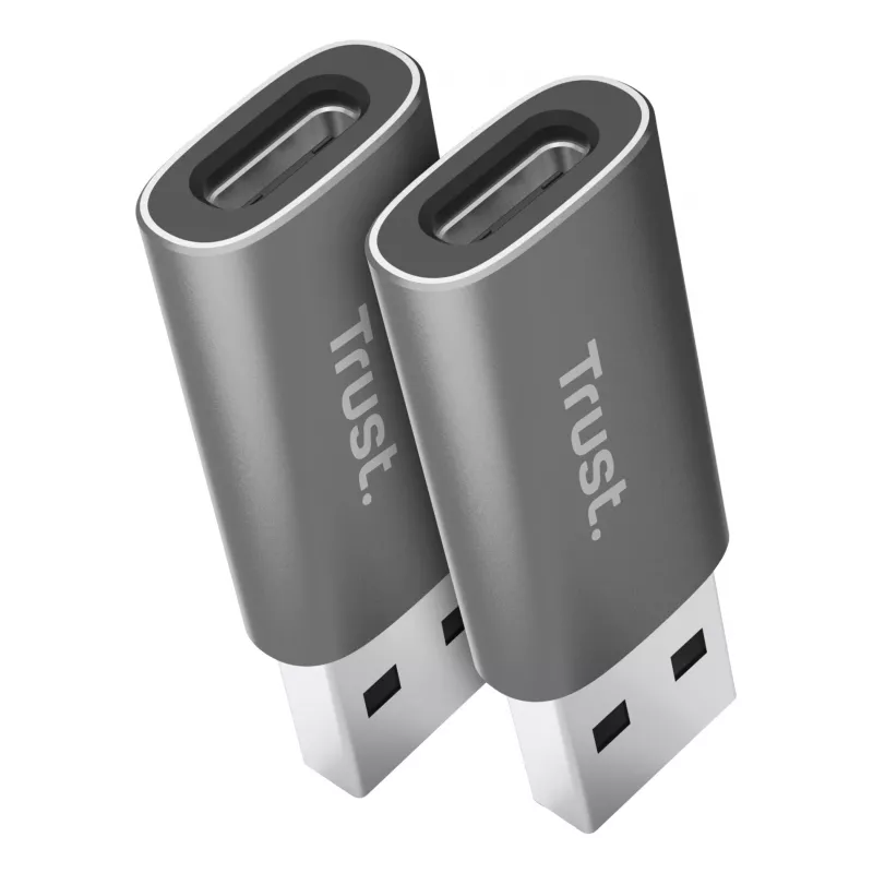 Trust Calyx USB-C USB-A hall pistik 1 USB-C pistik 2 USB-A