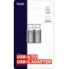 Trust Calyx USB-C USB-A hall pistik 1 USB-C pistik 2 USB-A
