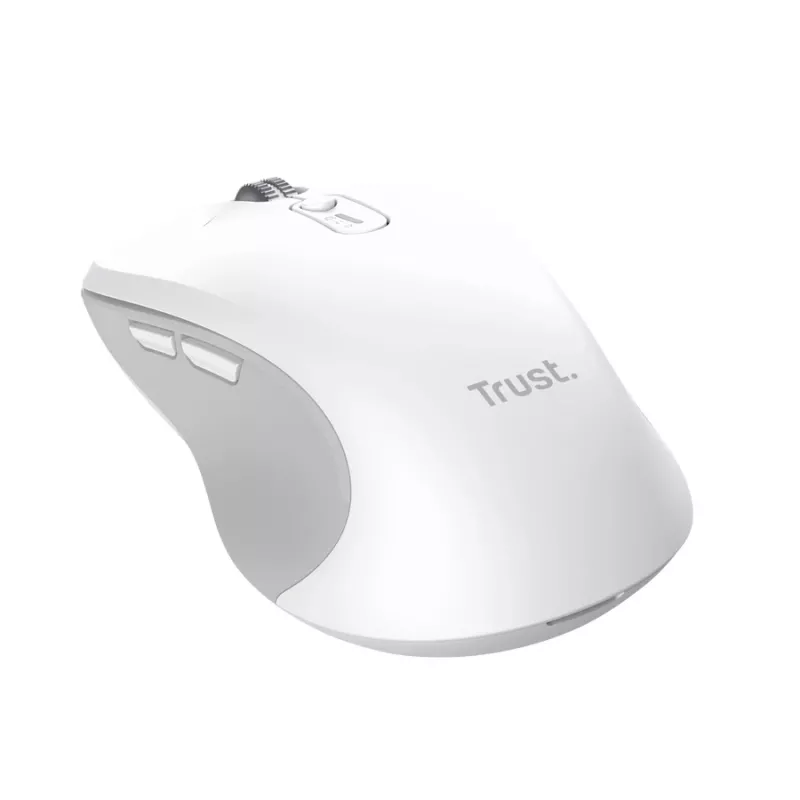Juhtmevaba mõlemakäeline hiir TRUST 25674 — Bluetooth, 3200 DPI, 9 nuppu, valge