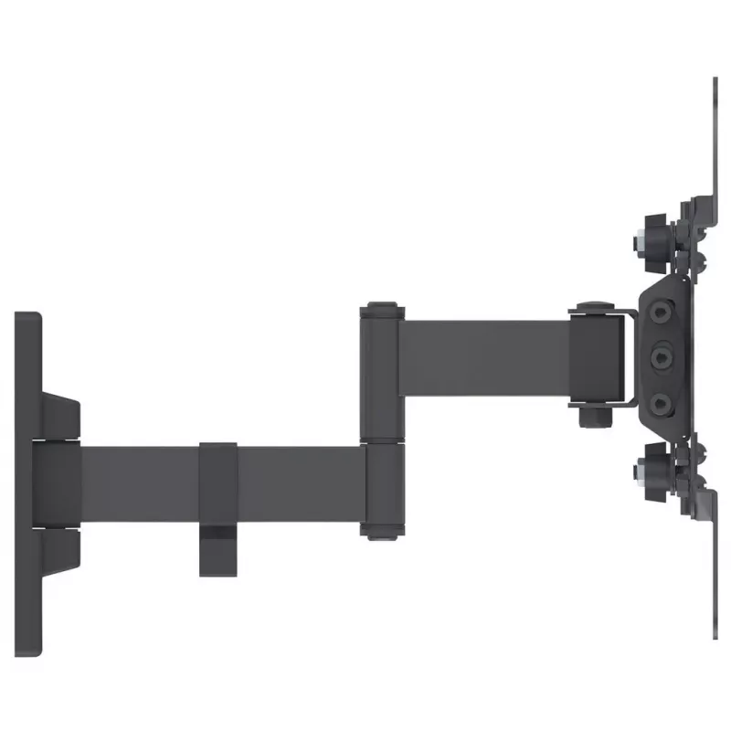 Manhattan Seinakinnitus teleritele ja monitoridele (täisliikuvusega), Ekraanidele 13 inch kuni 42 inch, VESA ühilduvus: kõik vahemikus 75x75mm kuni 200x200mm – kontrolli nelja kinnitusaugu mõõtmeid ekraani tagaküljel, et tagada sobivus, Max 20kg, Must, Kinnitusklamber